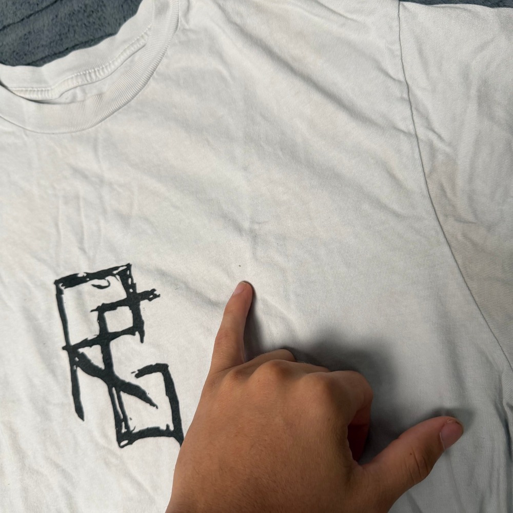 Rawgear Graphic T-Shirt Mens Large Light Grey RG Logo Limited To The Unlimitless - Picture 4 of 10